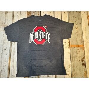 Ohio State Team Spirit T-Shirt Gray Logo Men's Size XL By Elite Fan NWOT